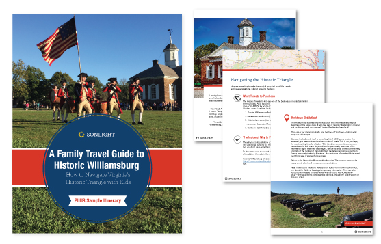 Free Family Travel Guide to Historic Williamsburg