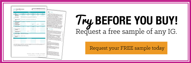 Try before you buy! Request a free sample of any IG. Request your FREE sample today