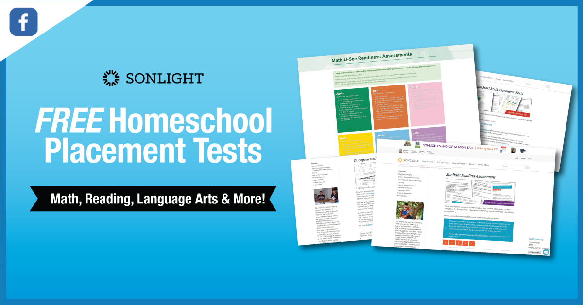 Free Homeschool Placement Tests Homeschool Testing - 