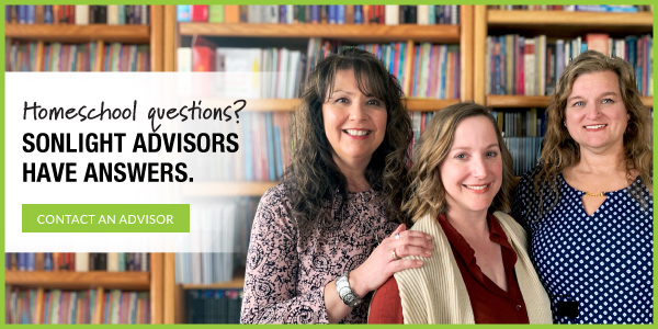 Homeschool questions? Sonlight Advisors have answers. Contact an Advisor.